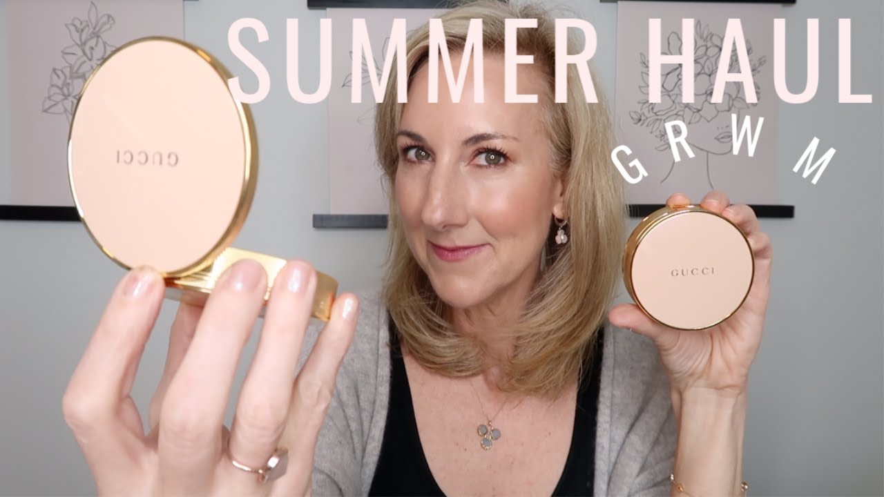 SUMMER BEAUTY HAUL | GRWM | FT  COLORSCIENCE | GUCCI | CHANEL | CHANTECAILLE