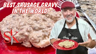 BEST SAUSAGE GRAVY IN THE WORLD / FULL RECIPE AND INSTRUCTIONS