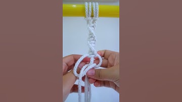 Macrame spiral knot tutorial