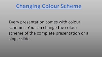 Formatting a Presentation Ch-6 (Part-2)