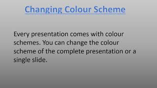 Formatting a Presentation Ch-6 (Part-2)