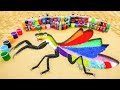 How to make Rainbow Mantis with Orbeez Colorfull, Pepsi, Fanta, Coca-Cola vs Mentos & Popular Sodas