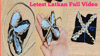 Latkan |Flower Latkan| Simple Blouse Latkan Bnaye| #viral #video #ytshorts @cuttingandstitching999