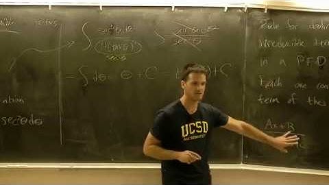 Calculus II Lecture on Partial Fractions and Trig Substitution