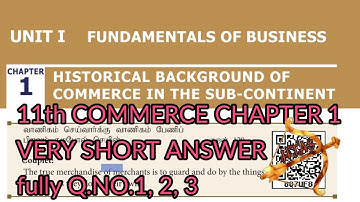 11th commerce chapter 1 VERY SHORT ANS fully Qn.1,2,3 barter system Nalangadi Allangadi BACKGROUND