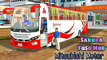 Sakura Fuso New Mod For Bussid || Bus Simulator Indonesia.