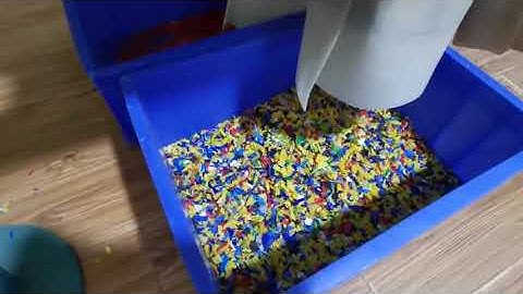 PE bottle cap color sorter