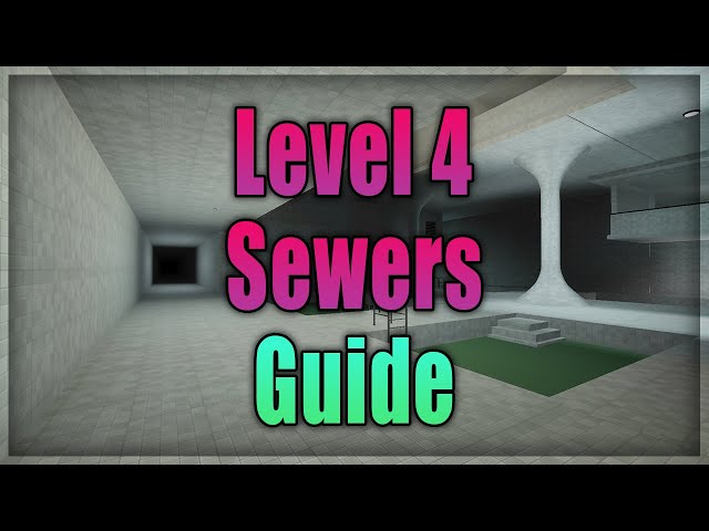 Level 4: The Sewers, Apeirophobia Roblox Wiki