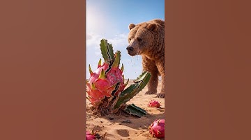 Camel saved apple plants from drying out by watering them😭#ai #tree #save