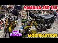 YAMAHA XSR 155 ki Full Loaded Modification | Tagdi Modified | Crash Guard | Toprack | Fog light |