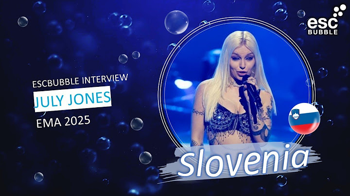 July Jones - New Religion / EMA 2025 Eurovision Slovenia / Interview