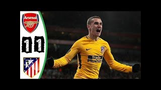 Arsenal vs Atletico Madrid 1-1 - Resumen - Highlights Extended (27 April 2018)