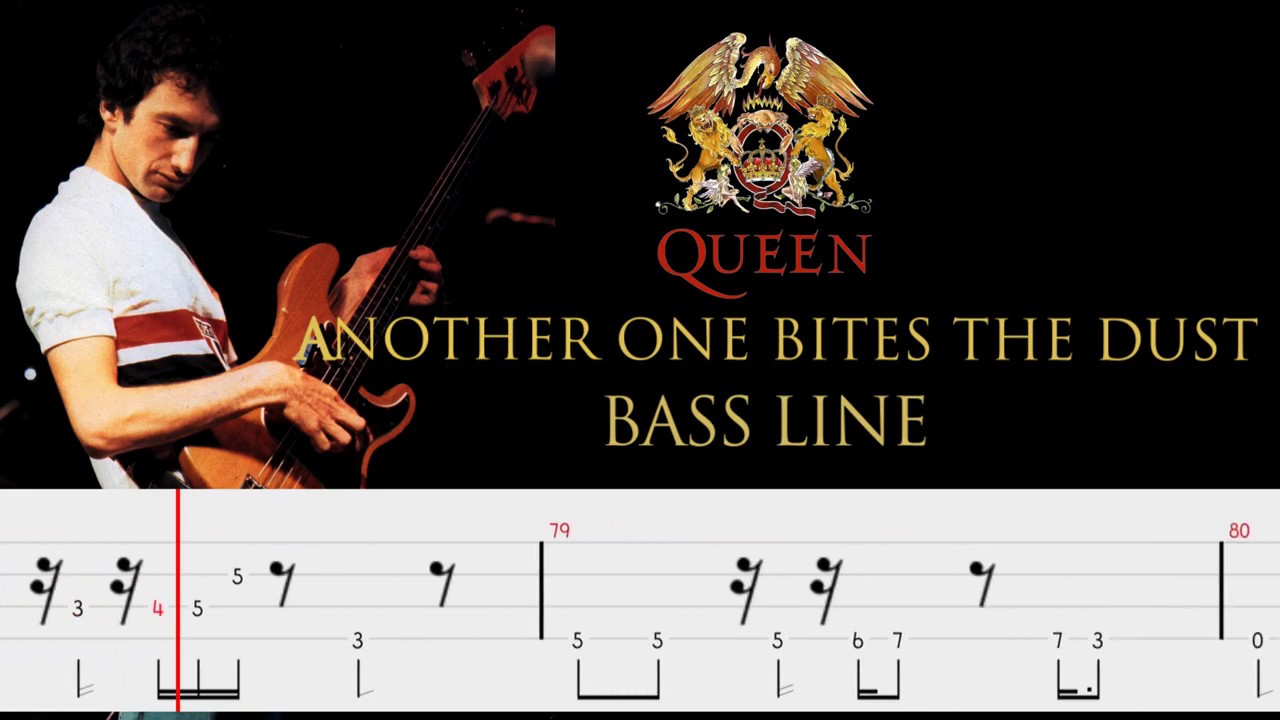 Another One Bites the Dust Tab by Queen (Guitar Pro) - Guitars, Bass &  Backing Track