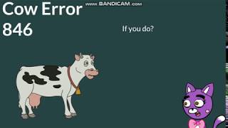 Cow Error 846