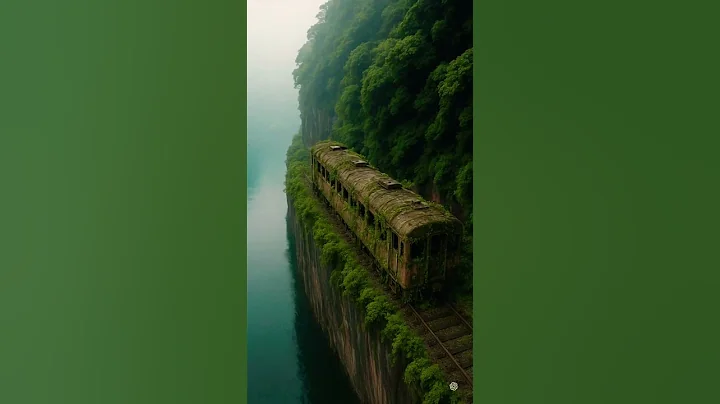 Lost Train in the Mist – You Have to See This! 🌫️🚂👀 #shorts #travel #explore #nature #adventure