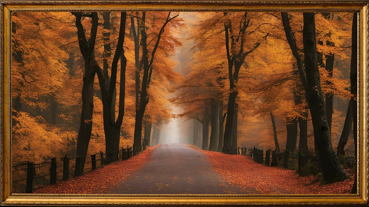 4K Frame TV Art Autumn Paradise | TV Art Background | No Music | TV Art Screensaver