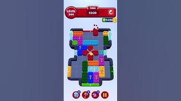Color Block Jam Level 344 Solution Walkthrough#colorblockjam #gaming #games #colorblockjamgame #game