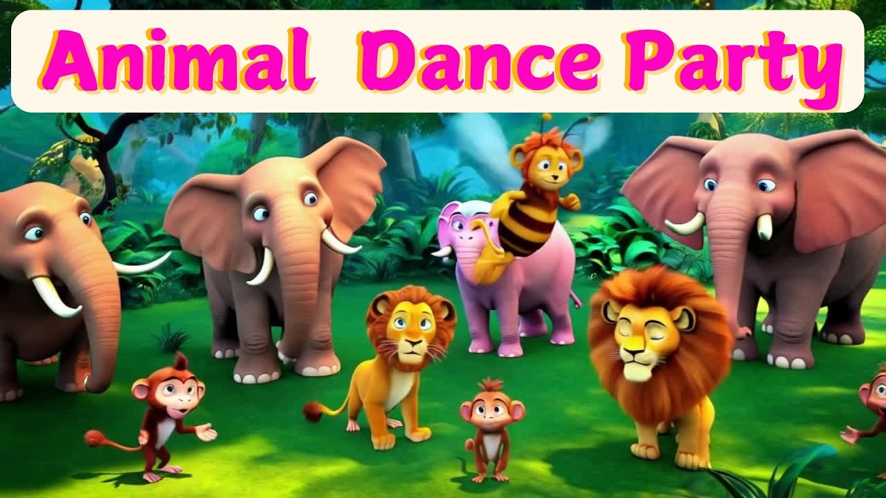 Dance Party For Kids | Dance Along For Preschoolers | Kids Songs | Dance Party Songs|  Kids Music