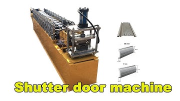 Roller shutter door machine | Shutter door making machine hot sell in Turkey and Algeria