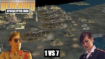 NEW GLA BOSS VS NEW BOSSES - C&C Generals Zero Hour APOCALYPTIC 2.2