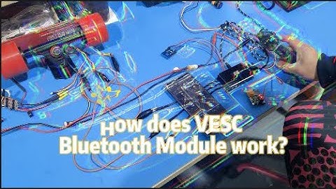 How does VESC bluetooth work ? - Maytech bluetooth module test with MTVESC100A 100A VESC based ESC