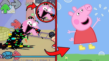 References in Pibby VS Corrupted Peppa Pig x FNF | Come and Learn with Pibby
