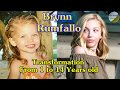 Brynn Rumfallo transformation from 1 to 14 years old