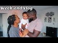 WEEK-END VLOG #3 : Préparation repas bébé 6 mois avec viande + Recettes | Notre fille est malade 😩