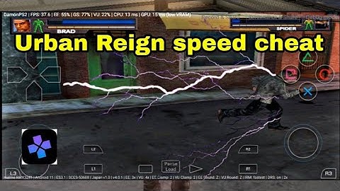 Urban Reign speed cheat on damon ps2 best setting