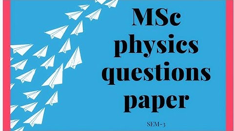 Msc Physics sem3 Question paper//statistical physics question paper//marwari college question Paper/