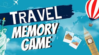 Travel Memory Game screenshot 1