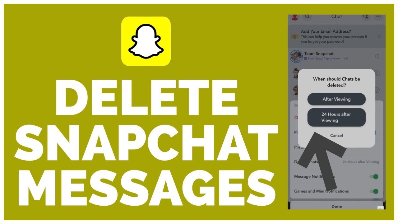 How to Delete Saved Messages on Snapchat! (2023) - YouTube