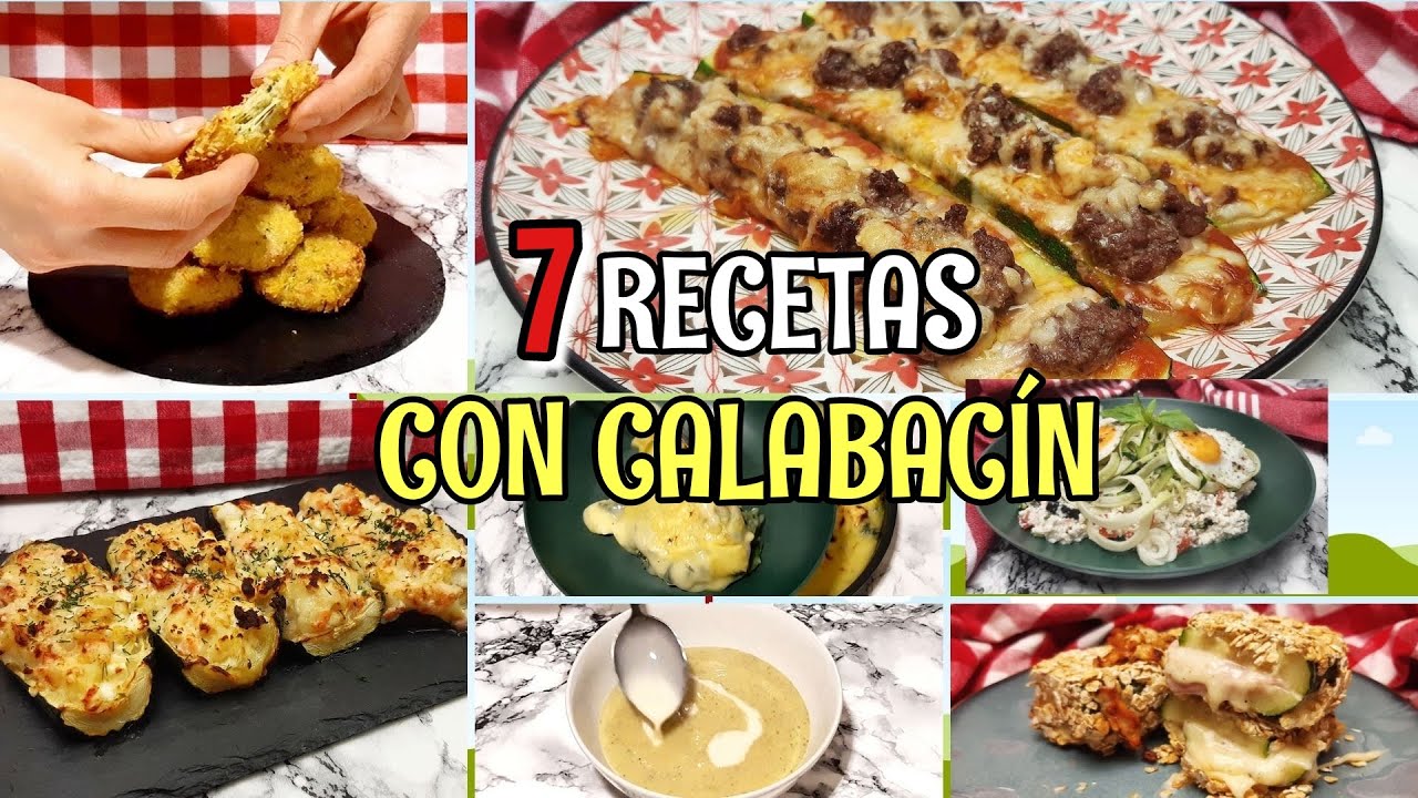 😃​CALABACINES RELLENOS, Crujientes, en Crema‼️​ 7 estupendas IDEAS para sacar provecho al calabacín.