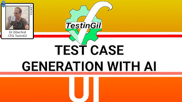 Test Case Generation with AI - UI