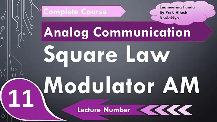 Square Law Modulator (Basics, Working, Block Diagram & Circuit) Explained | AM Modulator