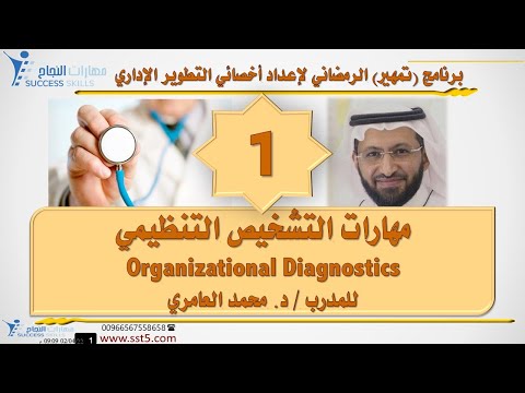 مهارات التشخيص التنظيمي Organizational Diagnostics مع د. محمد العامري