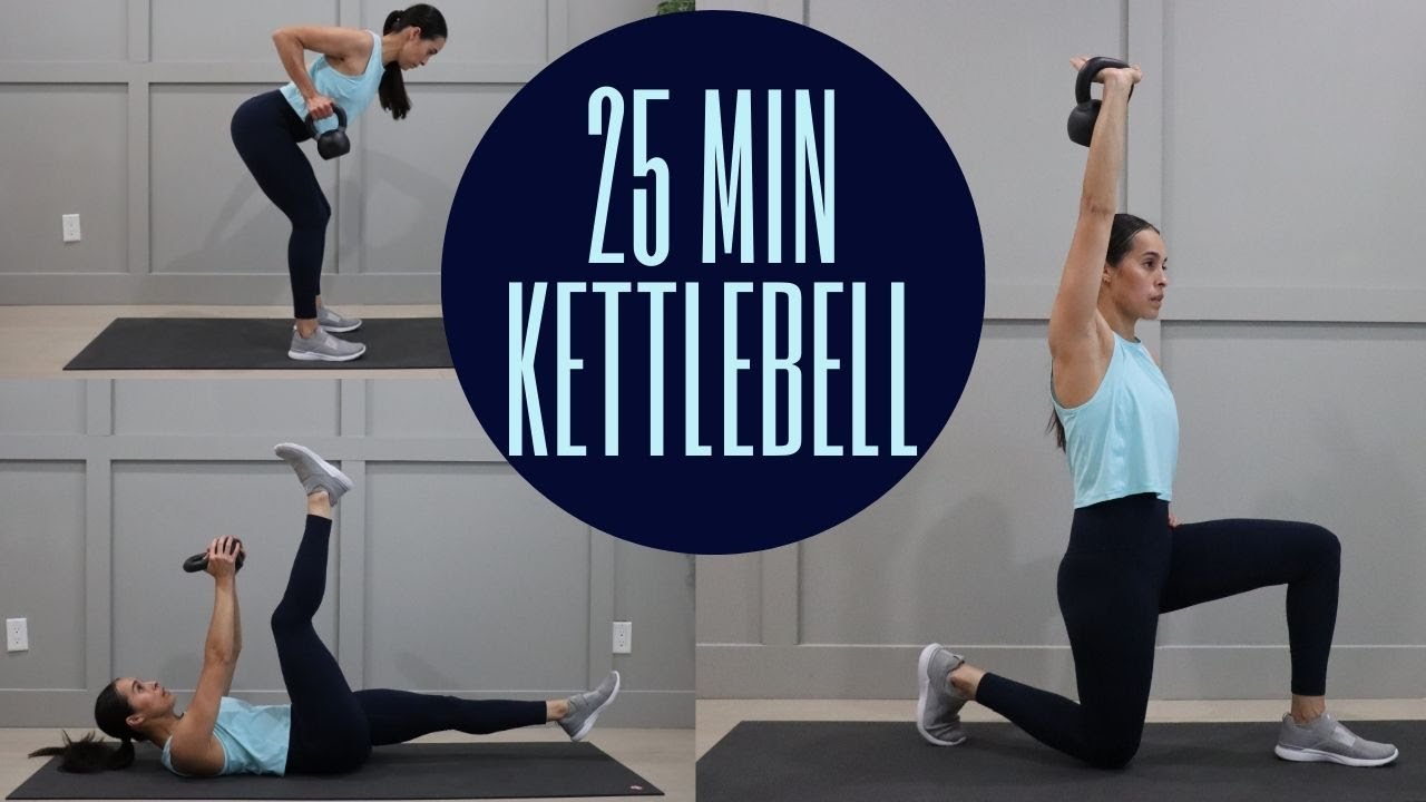 25 MIN Full Body Workout // Kettlebell | Angelique Clark