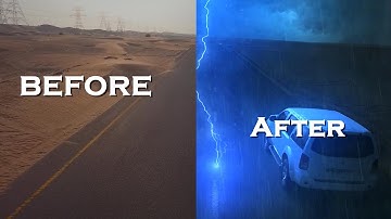 How I Created Lightning Storm In After Effects
