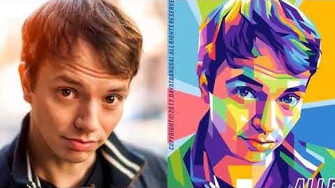 Draw your photo into wpap style