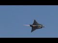 Fearsome Saab J35 Draken at Bournemouth 2019  (with HQ audio)