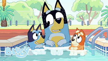 Bluey in Hindi |  स्विमिंग पूल | Full Episode | Hindi Cartoon for Kids
