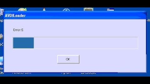 fvdi error 5 windows 7