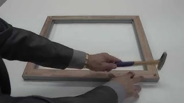 Oversized Wood Picture Frame:  How to Properly Assemble