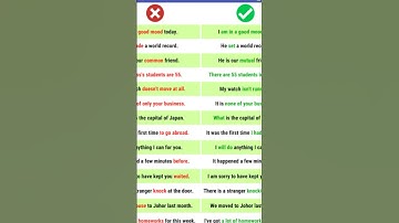 Common Mistakes In English❌✅ #commonmistakesinenglish #shorts #learnenglish