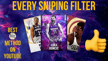 *EVERY* Sniping Filter in MyTeam? (BEST Sniping Tutorial)