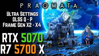 Pragmata on RTX 5070 Ryzen 7 5700X