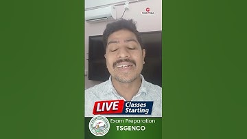 TS GENCO-AE Exam preparation | Live classes starting from 10 Oct. 5pm Regulalry