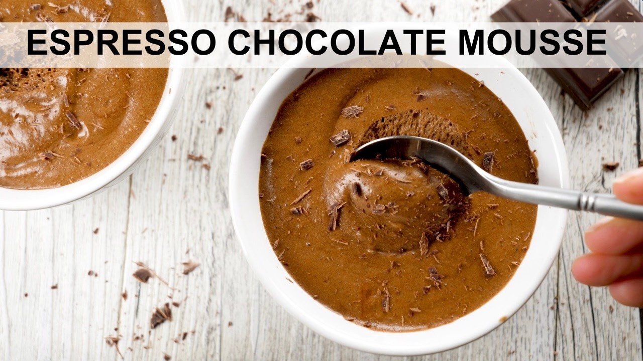 VALENTINE'S DAY ESPRESSO CHOCOLATE MOUSSE 🥰💗😋 l Easy Chocolate Dessert