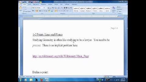 HGEO 1 1 A Game and Some Geom 1 2 Points, Lines and Planes