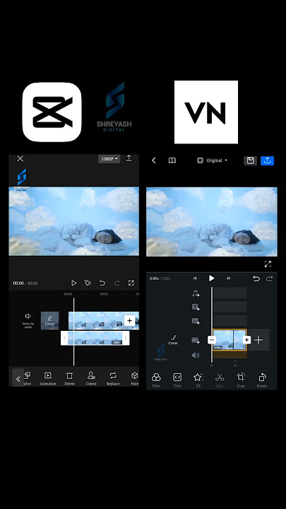 Capcut Vs Vn Video Editor #Shorts
